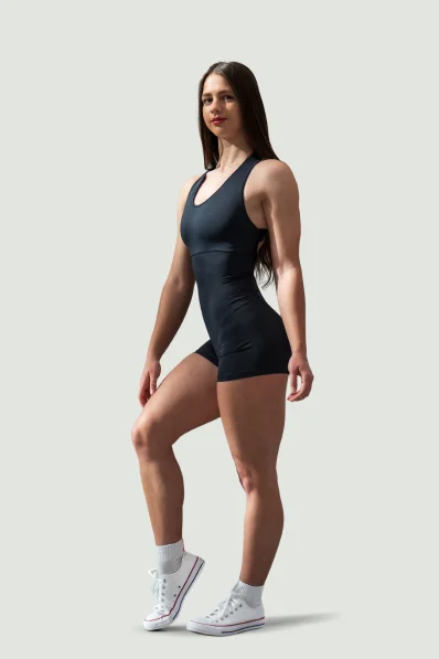NEBBIA • NEBBIA Sportovní overal krátký 5″ GYM RAT černý • Nebshop.cz