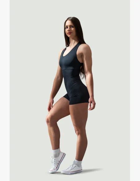 NEBBIA • NEBBIA Sportovní overal krátký 5″ GYM RAT černý • Nebshop.cz