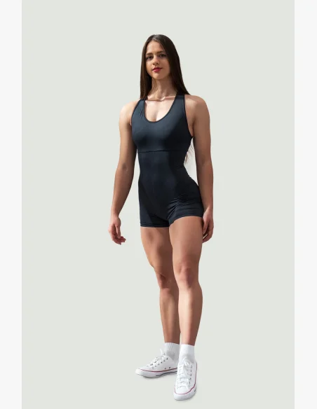 NEBBIA • NEBBIA Sportovní overal krátký 5″ GYM RAT černý • Nebshop.cz