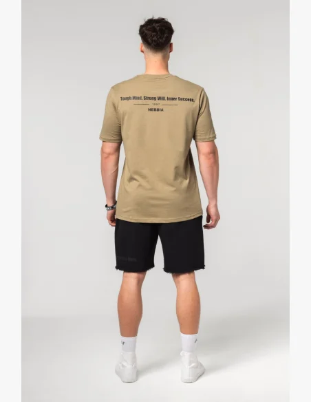 NEBBIA • NEBBIA Muscle fit tričko FLEXIN' zelené • Nebshop.cz