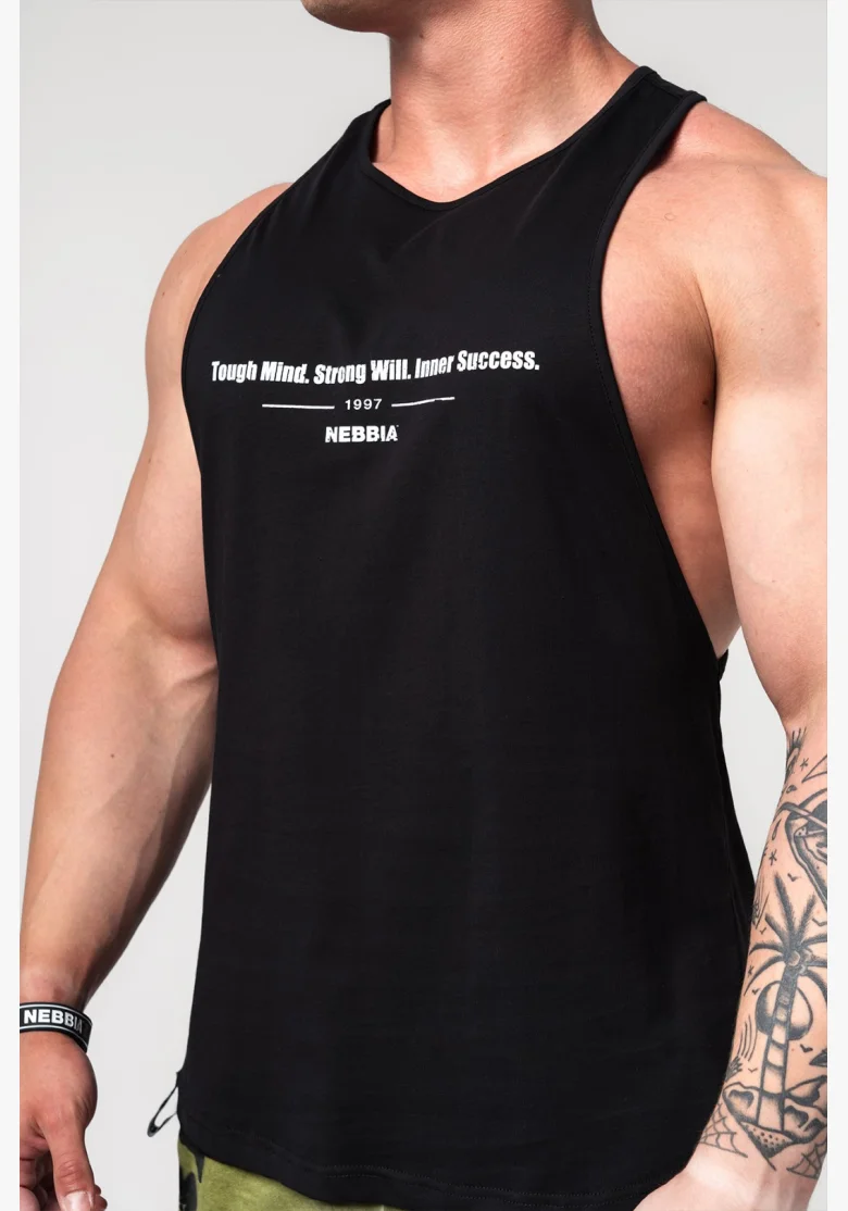 NEBBIA • NEBBIA Fitness tílko FLEXIN' černé • Nebshop.cz