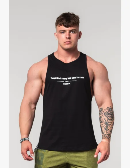 NEBBIA • NEBBIA Fitness tílko FLEXIN' černé • Nebshop.cz