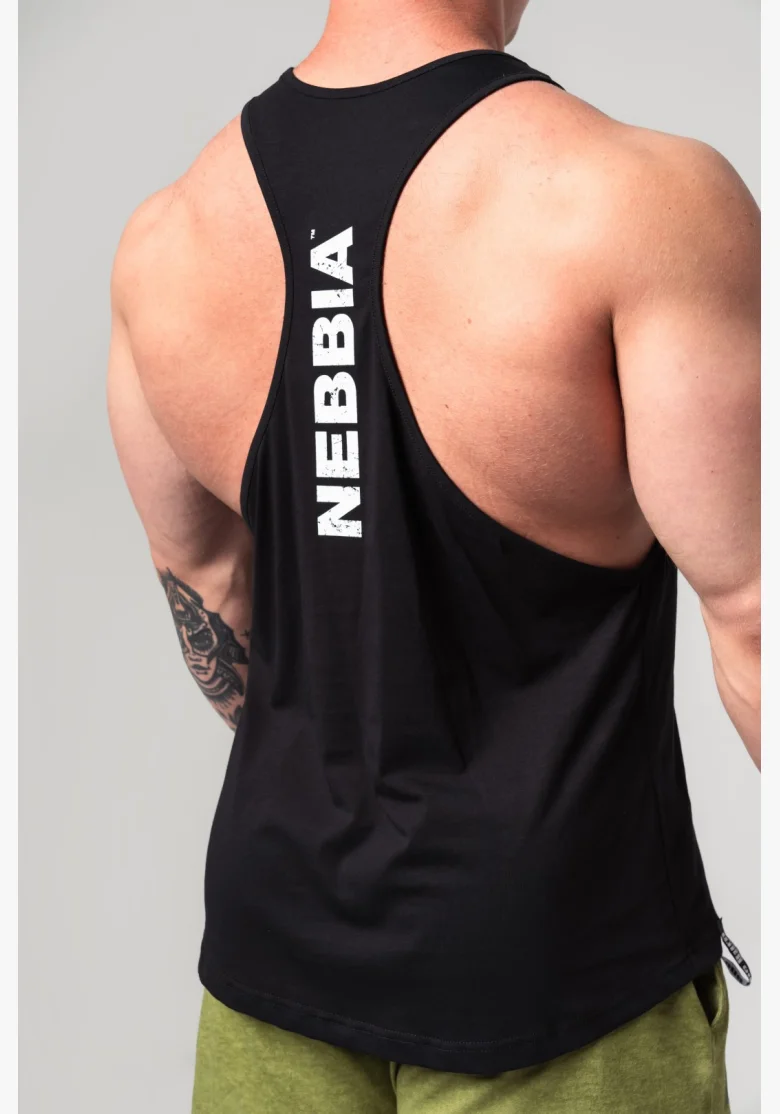 NEBBIA • NEBBIA Fitness tílko FLEXIN' černé • Nebshop.cz
