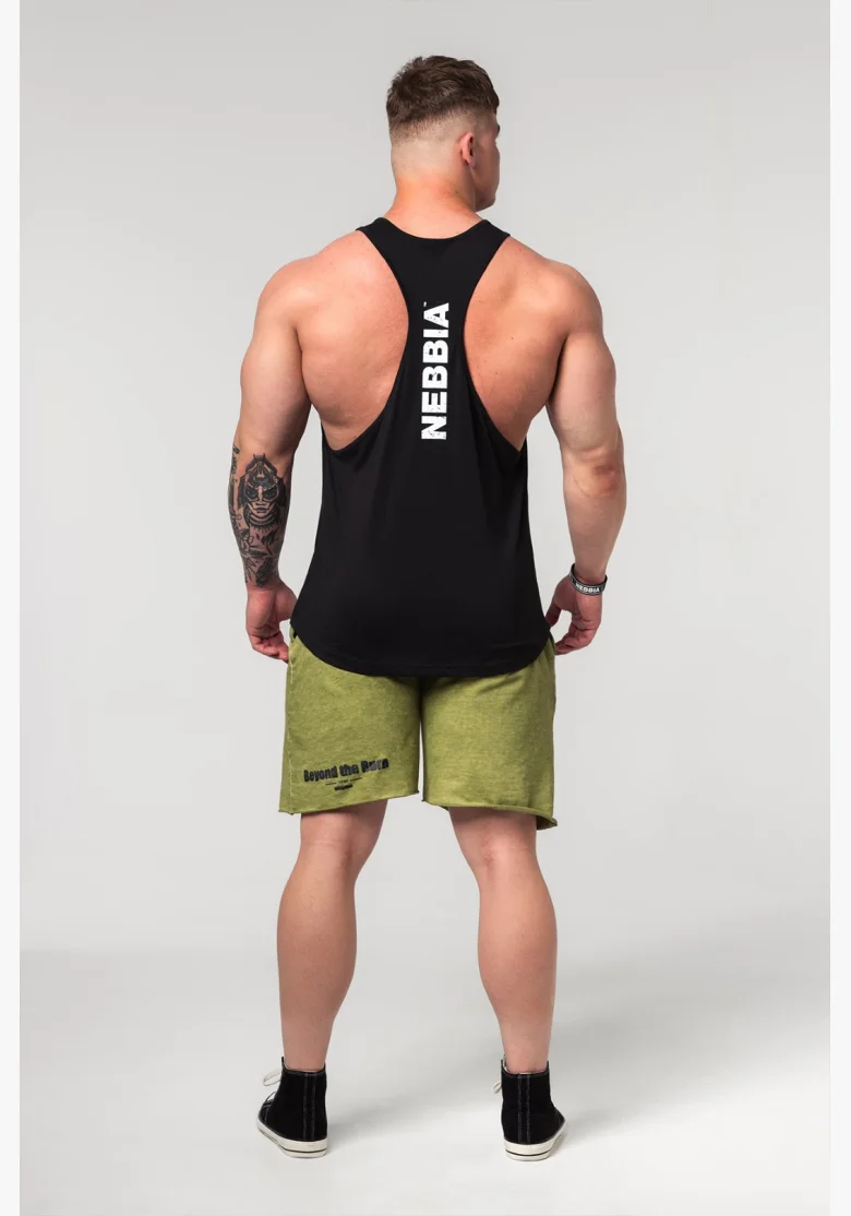 NEBBIA • NEBBIA Fitness tílko FLEXIN' černé • Nebshop.cz