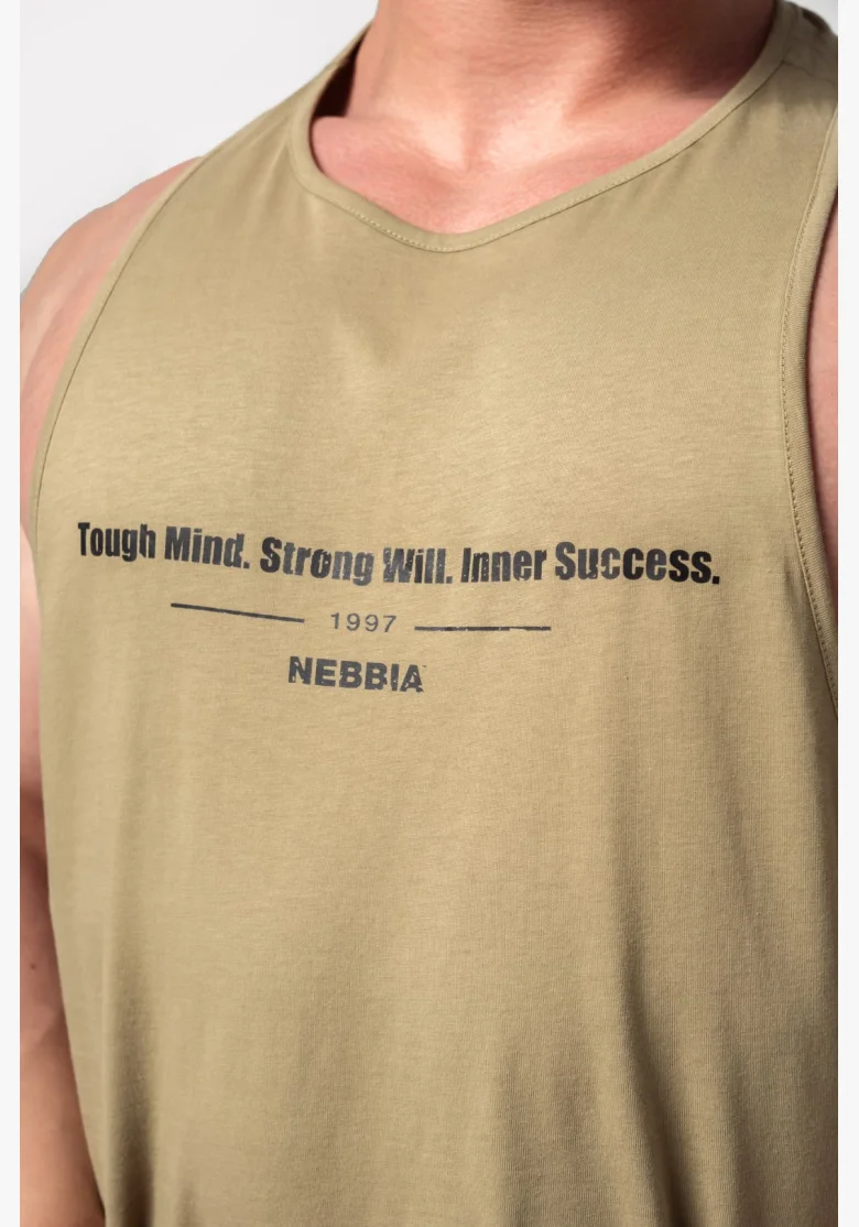 NEBBIA • NEBBIA Fitness tílko FLEXIN' zelené • Nebshop.cz