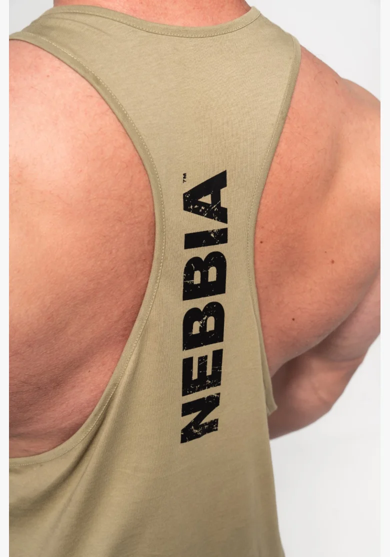 NEBBIA • NEBBIA Fitness tílko FLEXIN' zelené • Nebshop.cz