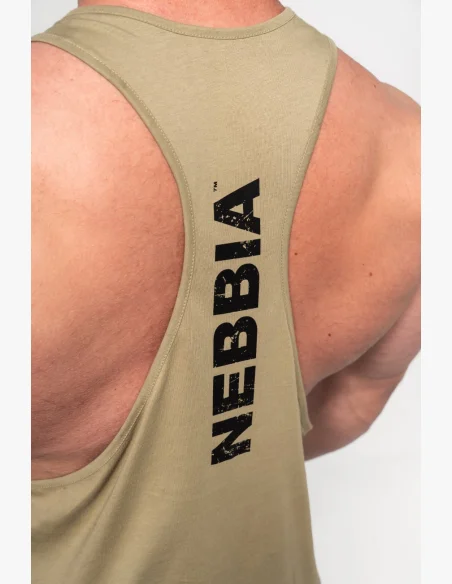 NEBBIA • NEBBIA Fitness tílko FLEXIN' zelené • Nebshop.cz