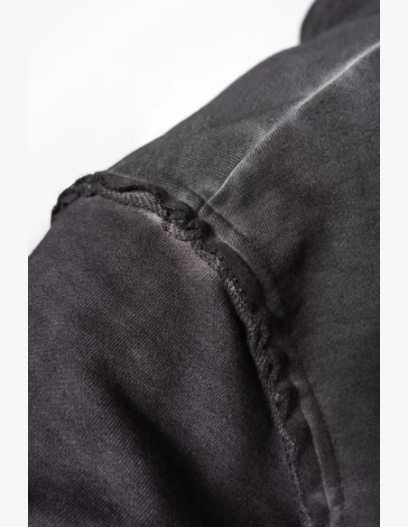 NEBBIA • NEBBIA Washed-off mikina na zip GYM BRO černá • Nebshop.cz