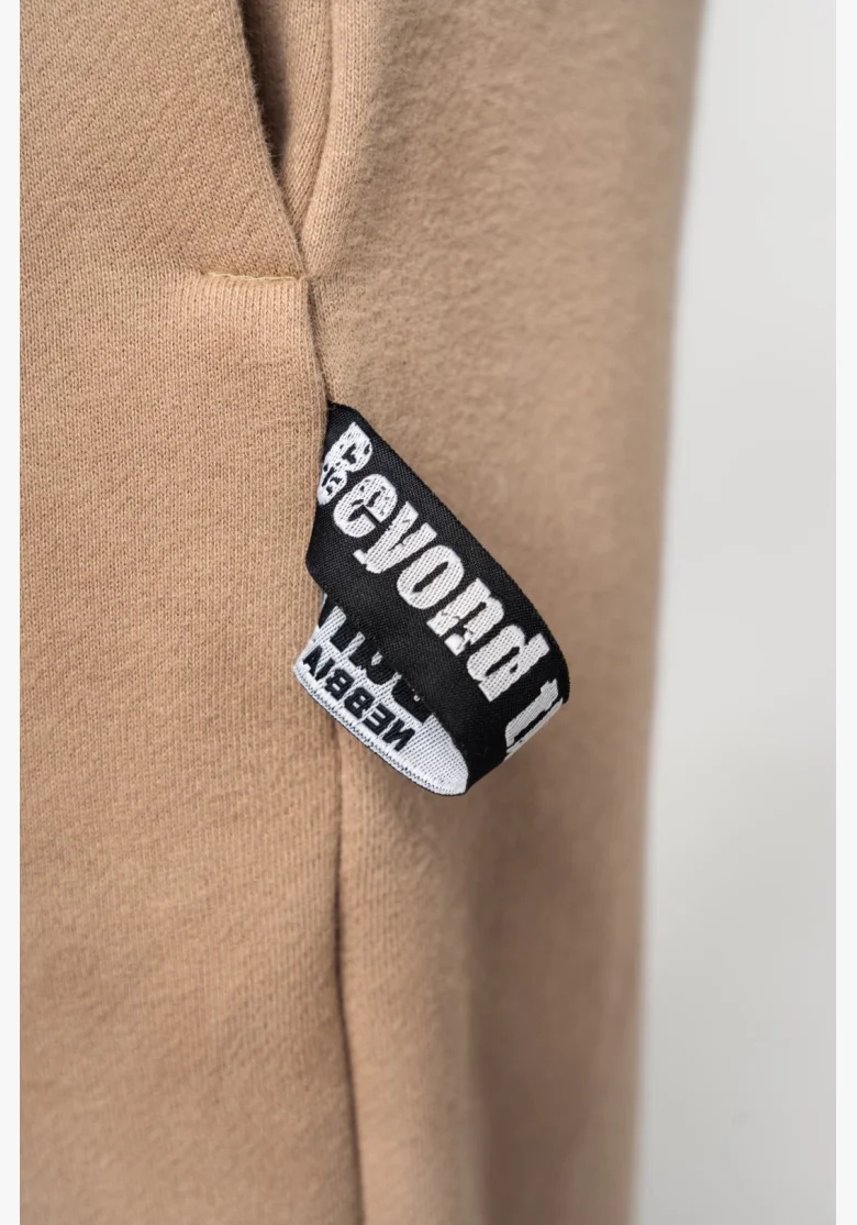 NEBBIA • NEBBIA Volné baggy tepláky s kapsami GYM BRO hnědé • Nebshop.cz
