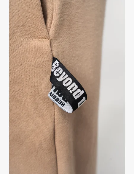NEBBIA • NEBBIA Volné baggy tepláky s kapsami GYM BRO hnědé • Nebshop.cz