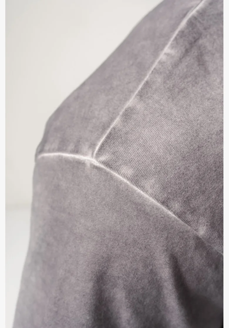 NEBBIA • NEBBIA Washed-off bavlnený heavyweight tričko GRIND šedé • Nebshop.cz
