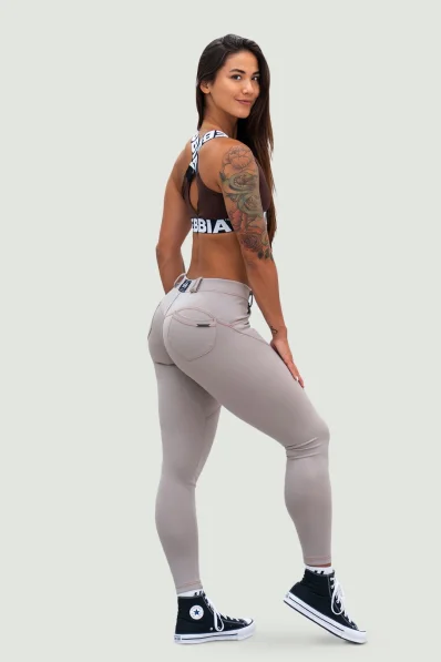 NEBBIA • NEBBIA Bubble Butt legíny LIFT UP béžové • Nebshop.cz 2
