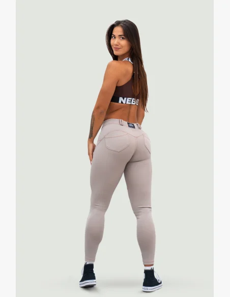 NEBBIA • NEBBIA Bubble Butt legíny LIFT UP béžové • Nebshop.cz