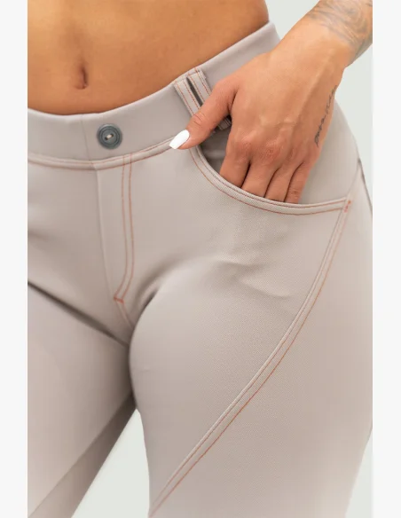 NEBBIA • NEBBIA Bubble Butt legíny LIFT UP béžové • Nebshop.cz