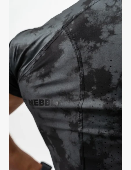 NEBBIA • NEBBIA Kompresní Camouflage Tričko FUNCTION černé • Nebshop.cz