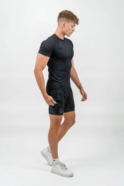 NEBBIA • NEBBIA Kompresní Sportovní Tričko  ENDURANCE černé • Nebshop.cz 2