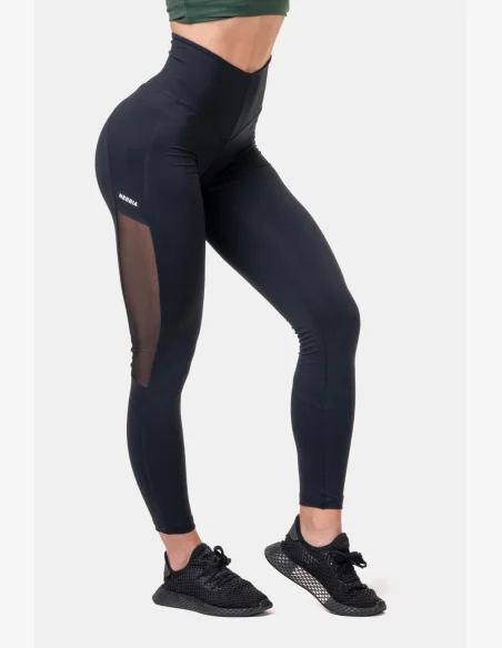 NEBBIA • Mesh legíny s vysokým pasem • NEBBIAshop.cz