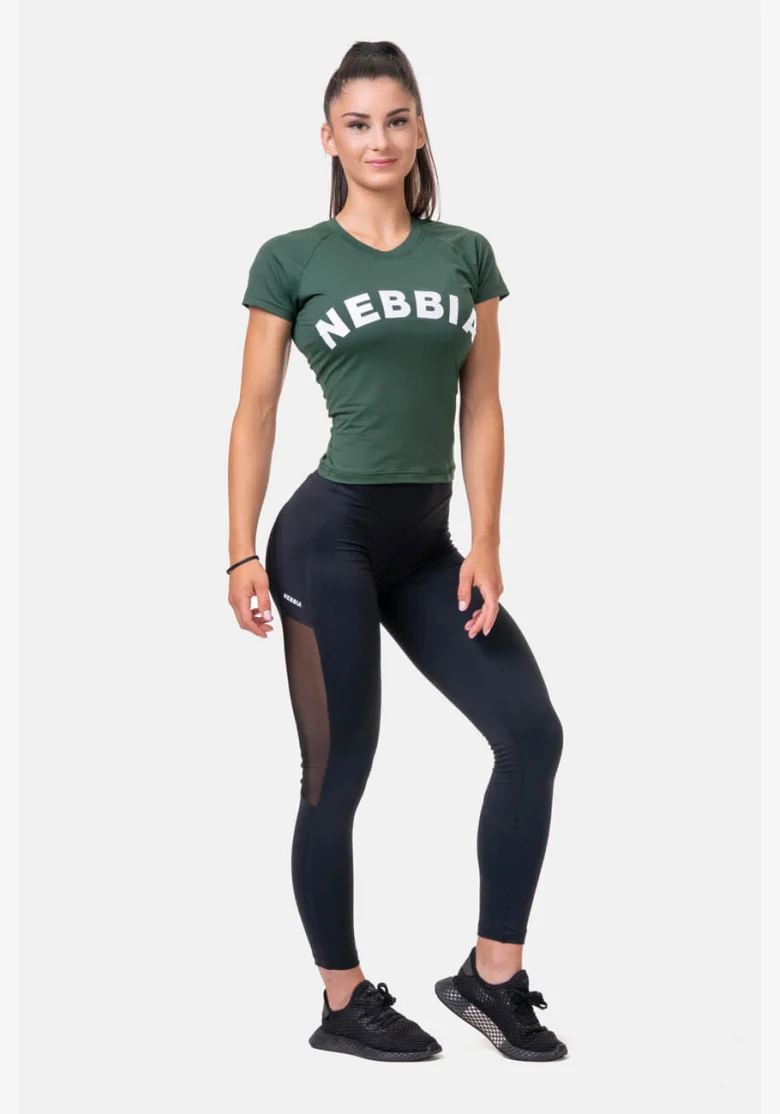 NEBBIA • Mesh legíny s vysokým pasem • NEBBIAshop.cz