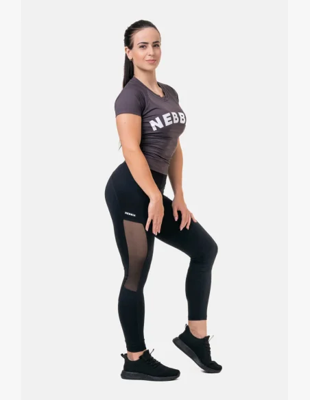 NEBBIA • Mesh legíny s vysokým pasem • NEBBIAshop.cz