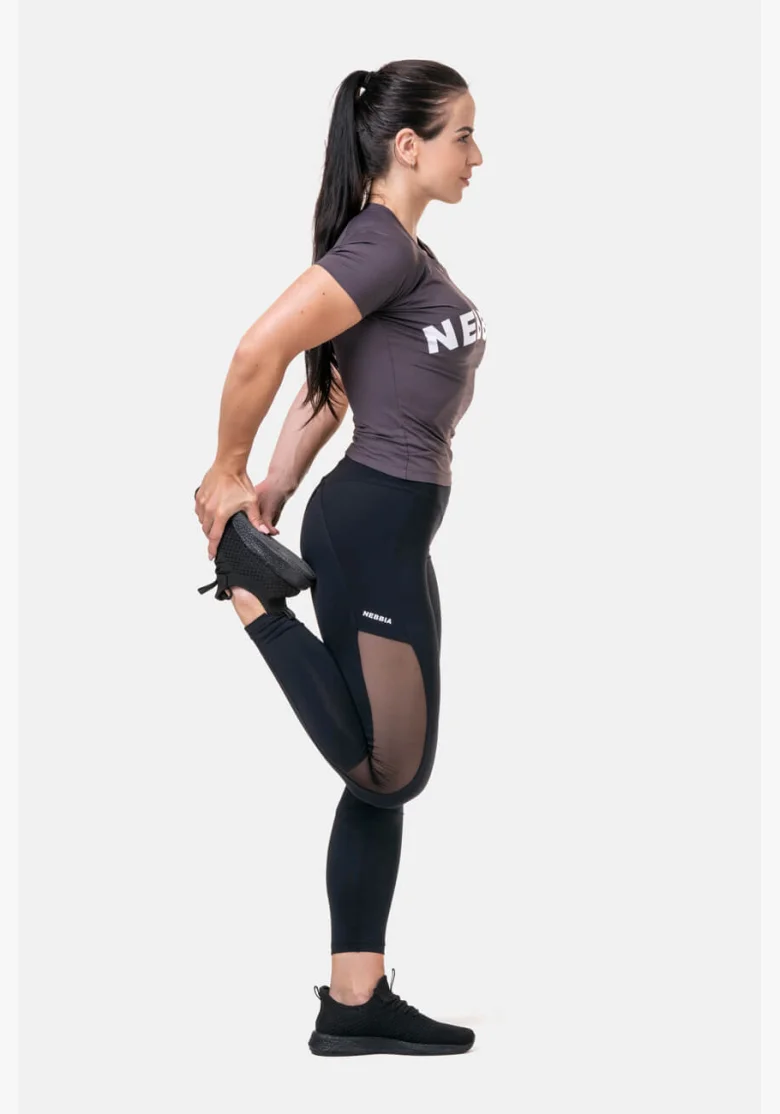 NEBBIA • Mesh legíny s vysokým pasem • NEBBIAshop.cz