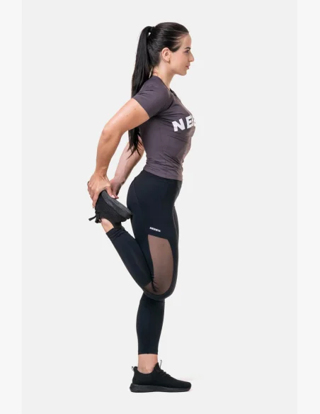 NEBBIA • Mesh legíny s vysokým pasem • NEBBIAshop.cz