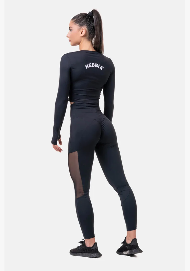 NEBBIA • Mesh legíny s vysokým pasem • NEBBIAshop.cz