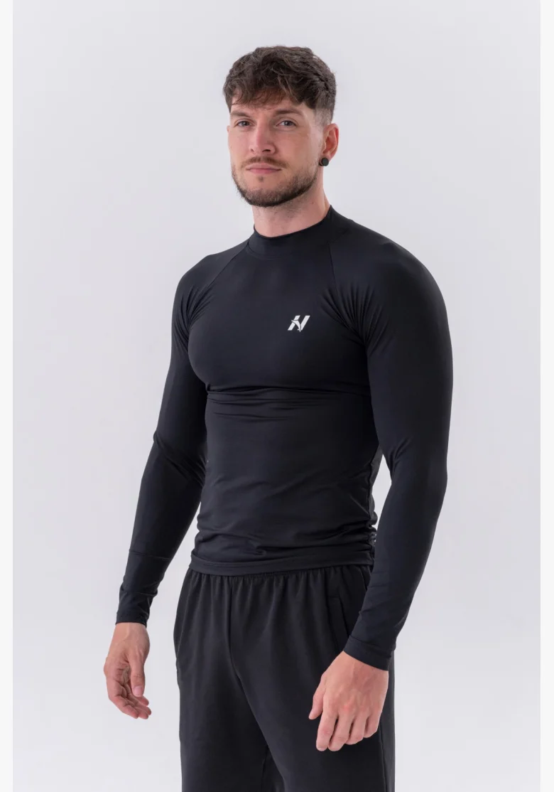 NEBBIA • NEBBIA Funkční tričko s dlouhým rukávem "Active" černé • Nebshop.cz