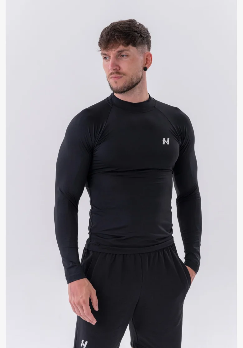 NEBBIA • NEBBIA Funkční tričko s dlouhým rukávem "Active" černé • Nebshop.cz