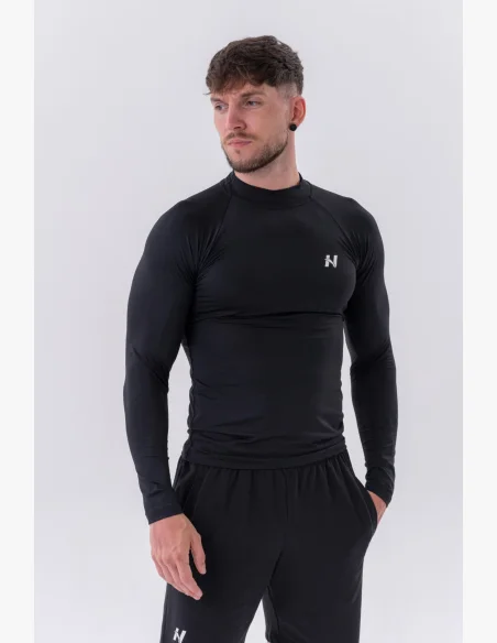 NEBBIA • NEBBIA Funkční tričko s dlouhým rukávem "Active" černé • Nebshop.cz