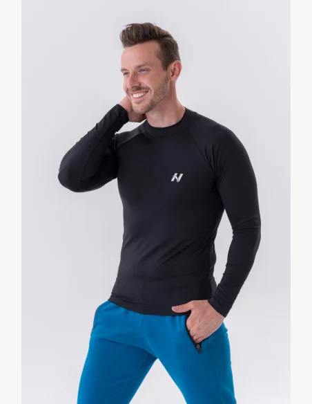NEBBIA • NEBBIA Funkční tričko s dlouhým rukávem "Active" černé • Nebshop.cz