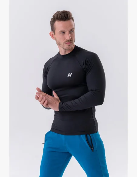 NEBBIA • NEBBIA Funkční tričko s dlouhým rukávem "Active" černé • Nebshop.cz