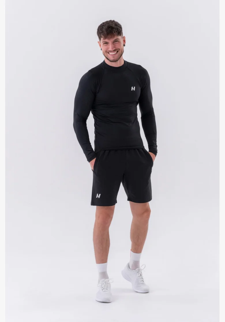 NEBBIA • NEBBIA Funkční tričko s dlouhým rukávem "Active" černé • Nebshop.cz