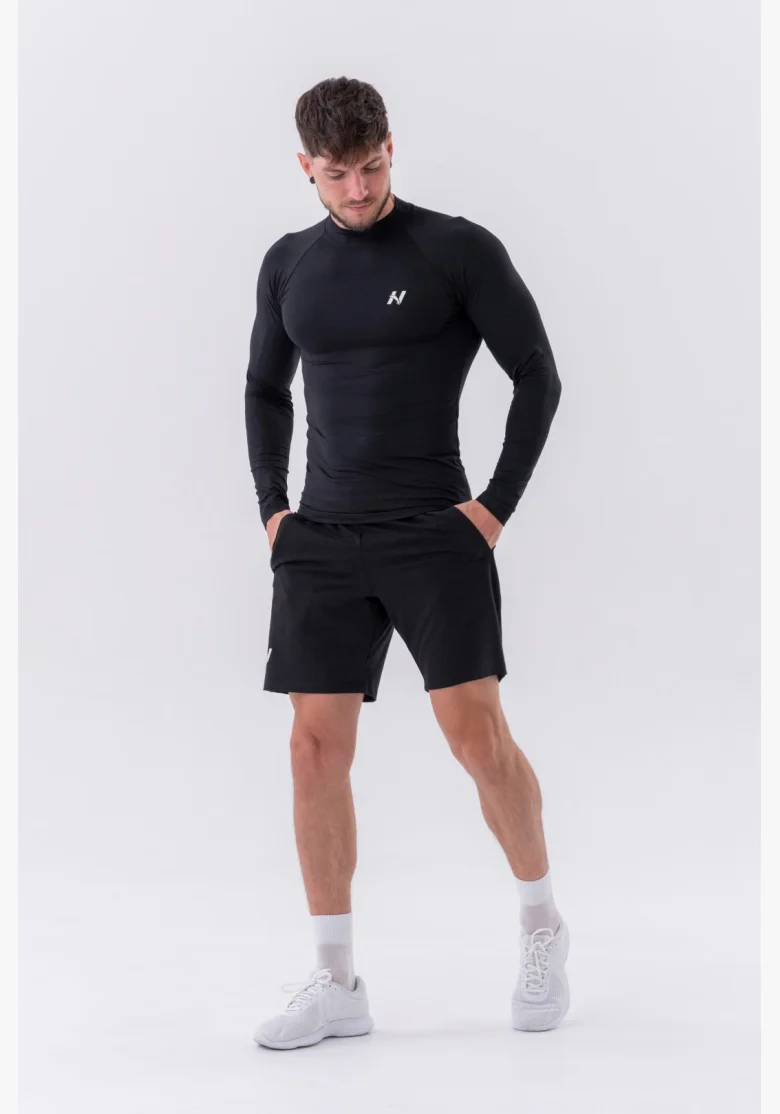 NEBBIA • NEBBIA Funkční tričko s dlouhým rukávem "Active" černé • Nebshop.cz