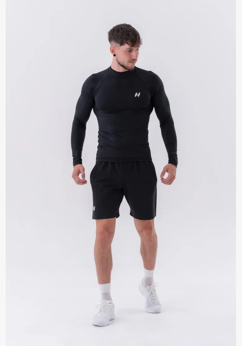 NEBBIA • NEBBIA Funkční tričko s dlouhým rukávem "Active" černé • Nebshop.cz