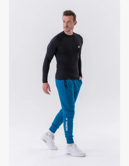 NEBBIA • NEBBIA Funkční tričko s dlouhým rukávem "Active" černé • Nebshop.cz