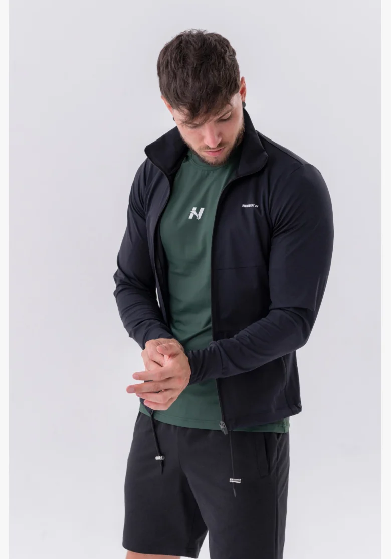 NEBBIA • NEBBIA Sportovní bunda na zip s bočními kapsami “Control” • Nebshop.cz