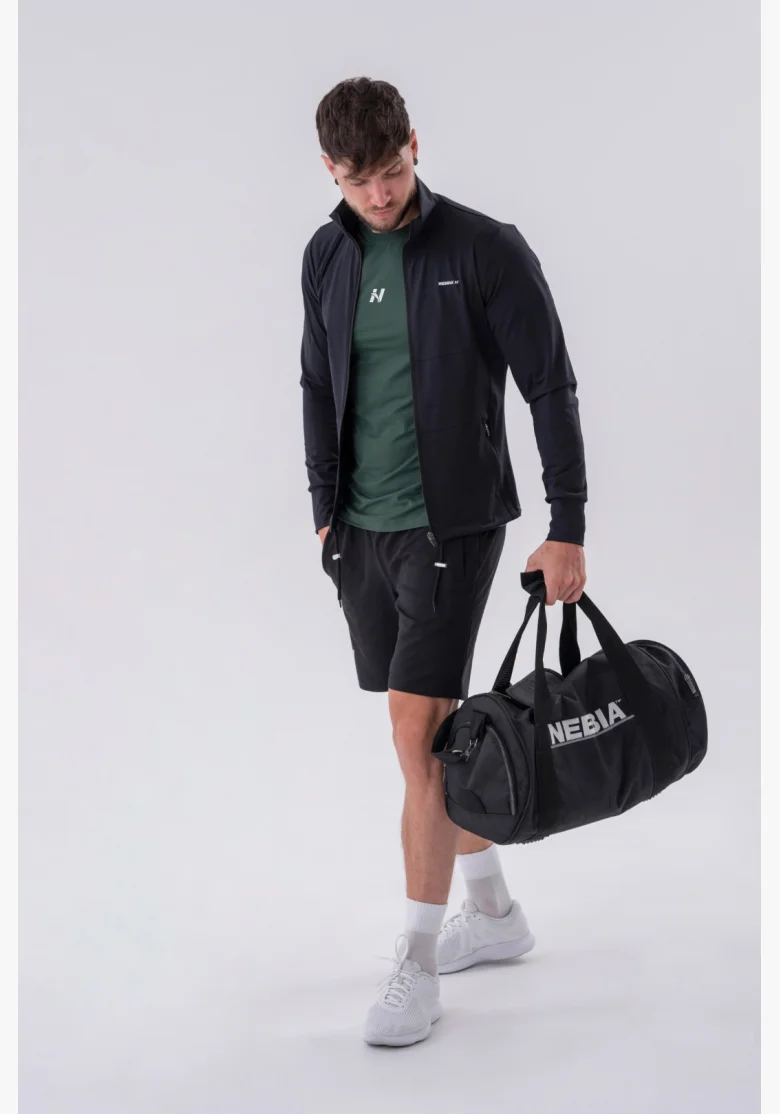 NEBBIA • NEBBIA Sportovní bunda na zip s bočními kapsami “Control” • Nebshop.cz