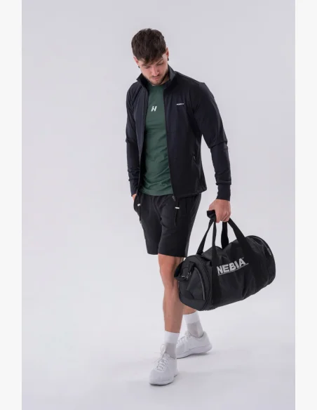 NEBBIA • NEBBIA Sportovní bunda na zip s bočními kapsami “Control” • Nebshop.cz