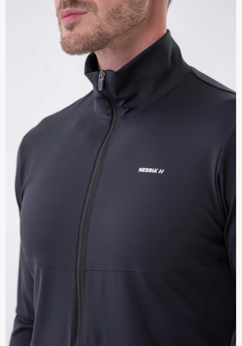 NEBBIA • NEBBIA Sportovní bunda na zip s bočními kapsami “Control” • Nebshop.cz