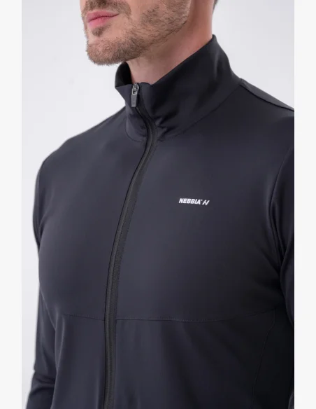 NEBBIA • NEBBIA Sportovní bunda na zip s bočními kapsami “Control” • Nebshop.cz