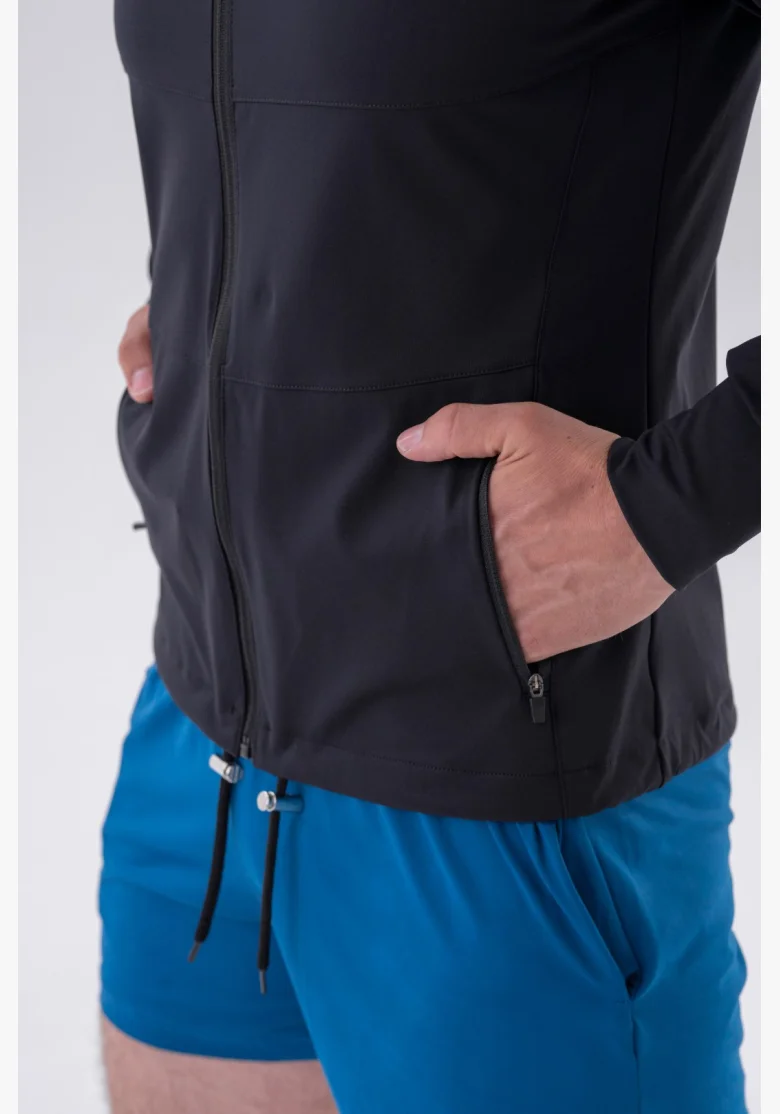 NEBBIA • NEBBIA Sportovní bunda na zip s bočními kapsami “Control” • Nebshop.cz