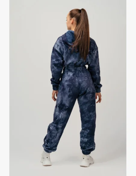 NEBBIA • NEBBIA Re-fresh dámská crop mikina s kapucí modrá • Nebshop.cz