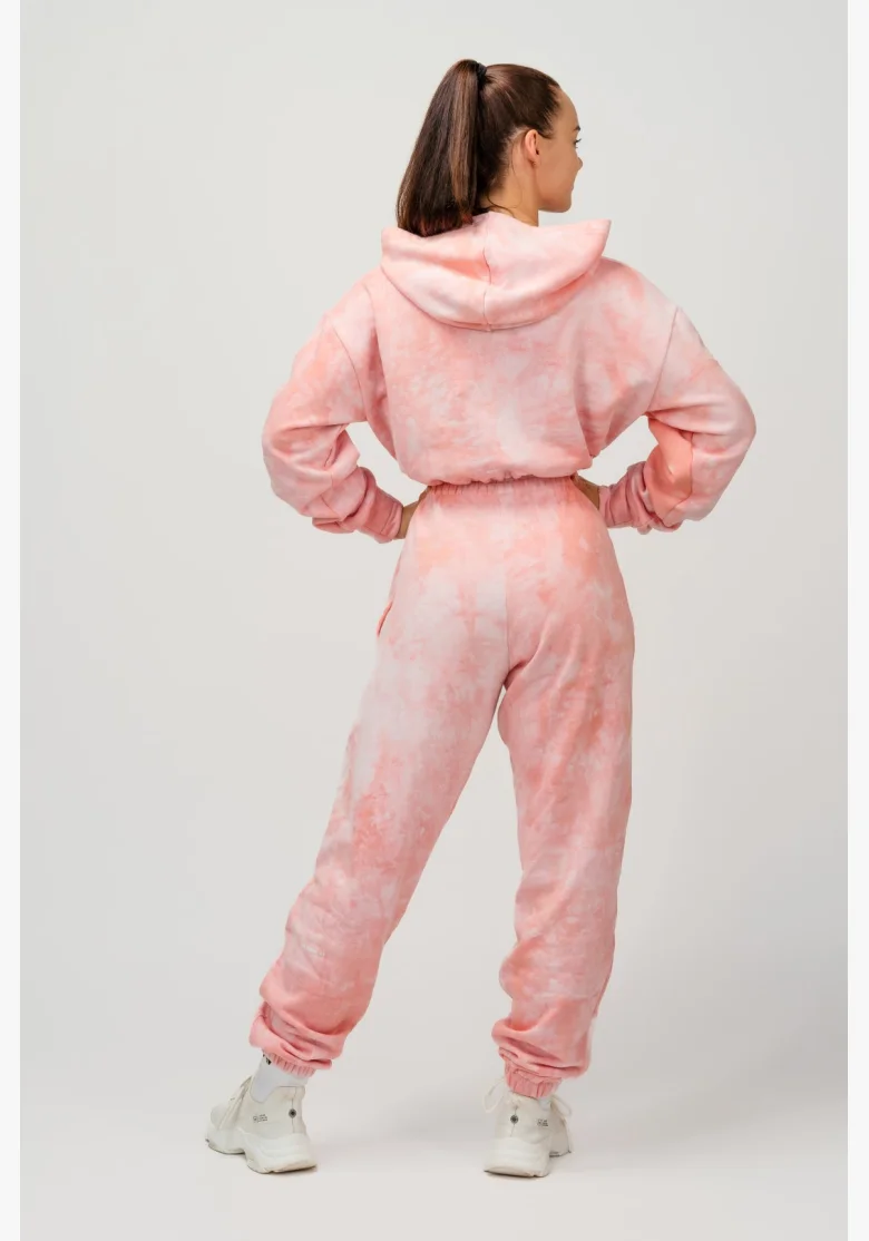 NEBBIA • NEBBIA Re-fresh dámská crop mikina s kapucí růžová • Nebshop.cz
