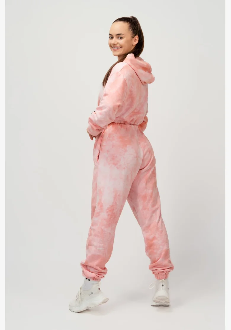 NEBBIA • NEBBIA Re-fresh dámská crop mikina s kapucí růžová • Nebshop.cz