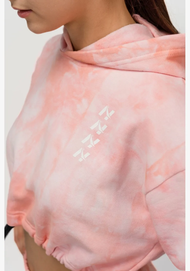 NEBBIA • NEBBIA Re-fresh dámská crop mikina s kapucí růžová • Nebshop.cz