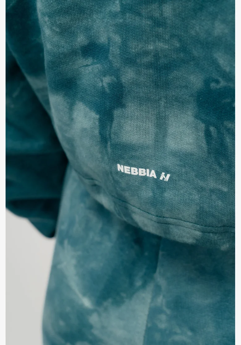 NEBBIA • NEBBIA Re-fresh dámská crop mikina s kapucí zelená • Nebshop.cz