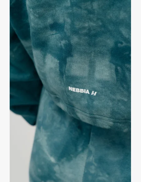 NEBBIA • NEBBIA Re-fresh dámská crop mikina s kapucí zelená • Nebshop.cz