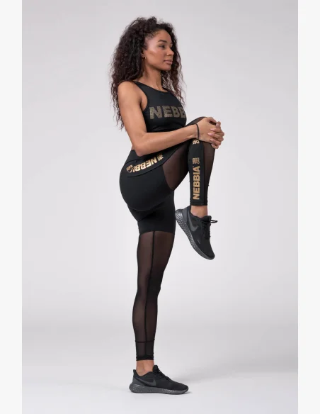 NEBBIA • Gold Mesh Legíny • NEBBIAshop.cz