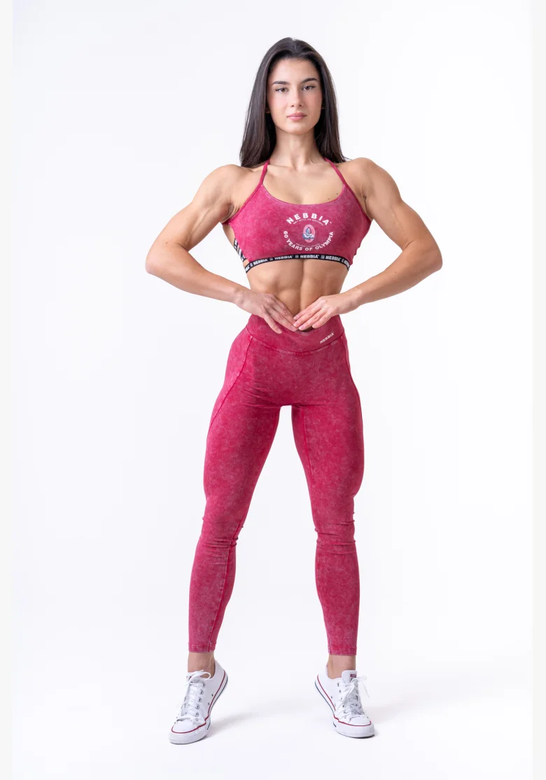 NEBBIA • NEBBIA Washed legíny s vysokým pasem LEGACY • Nebshop.cz