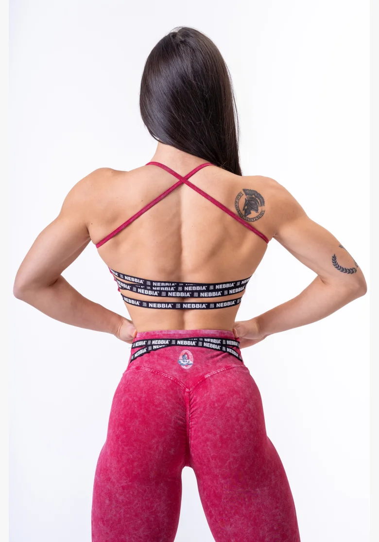 NEBBIA • NEBBIA Washed sportovní podprsenka LEGACY • Nebshop.cz